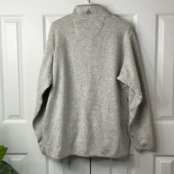 Antigua - Philadelphia 76ers Fortune Full Zip Jacket Oatmeal Heather Men's XL - Picture 6 of 9